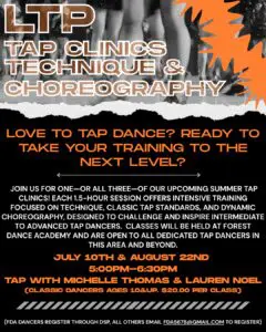 LTP Tap Clinics Technique & Choreography